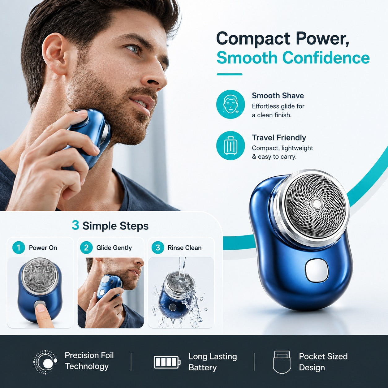 Mini Portable Electric Shaver