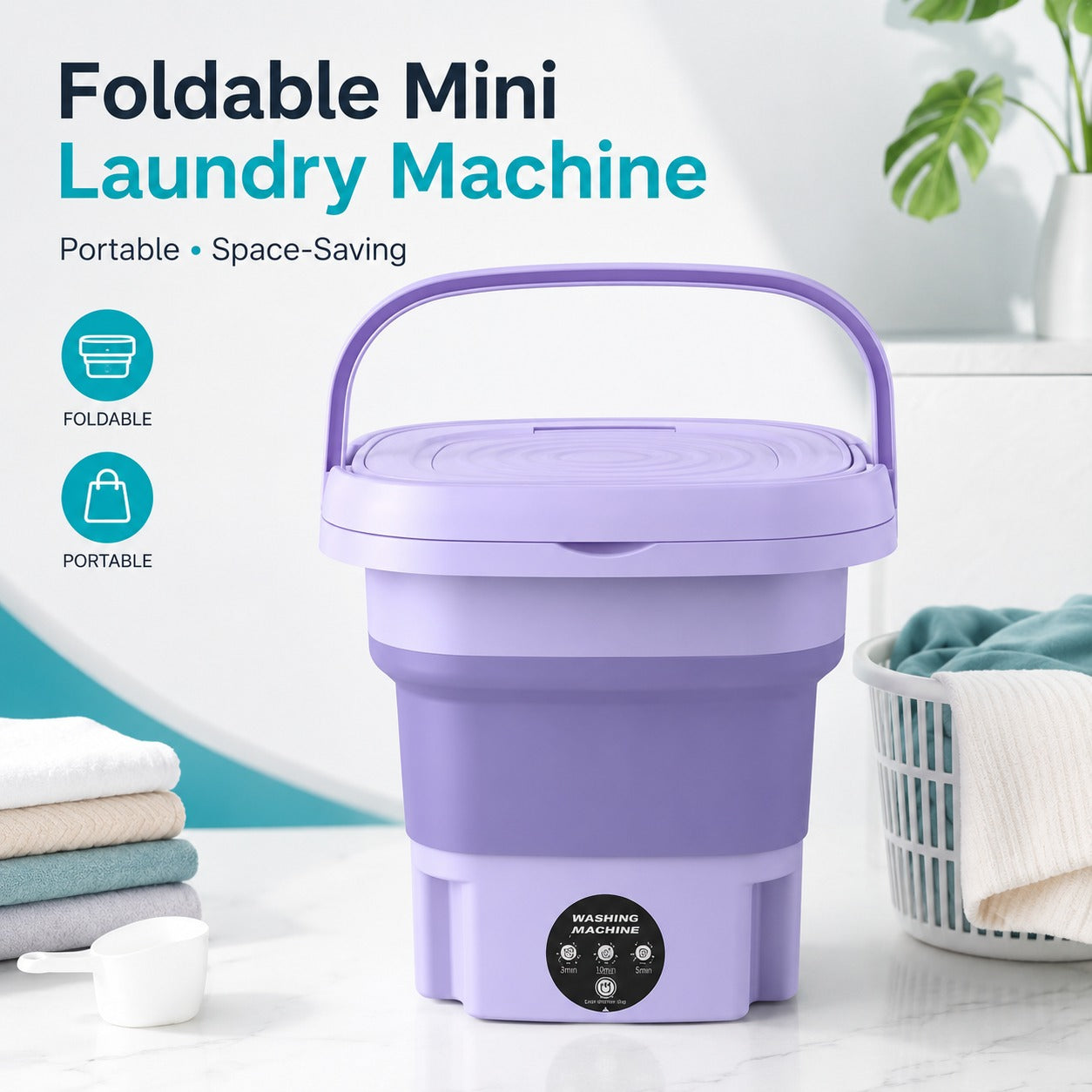 Foldable Mini Washing Machine