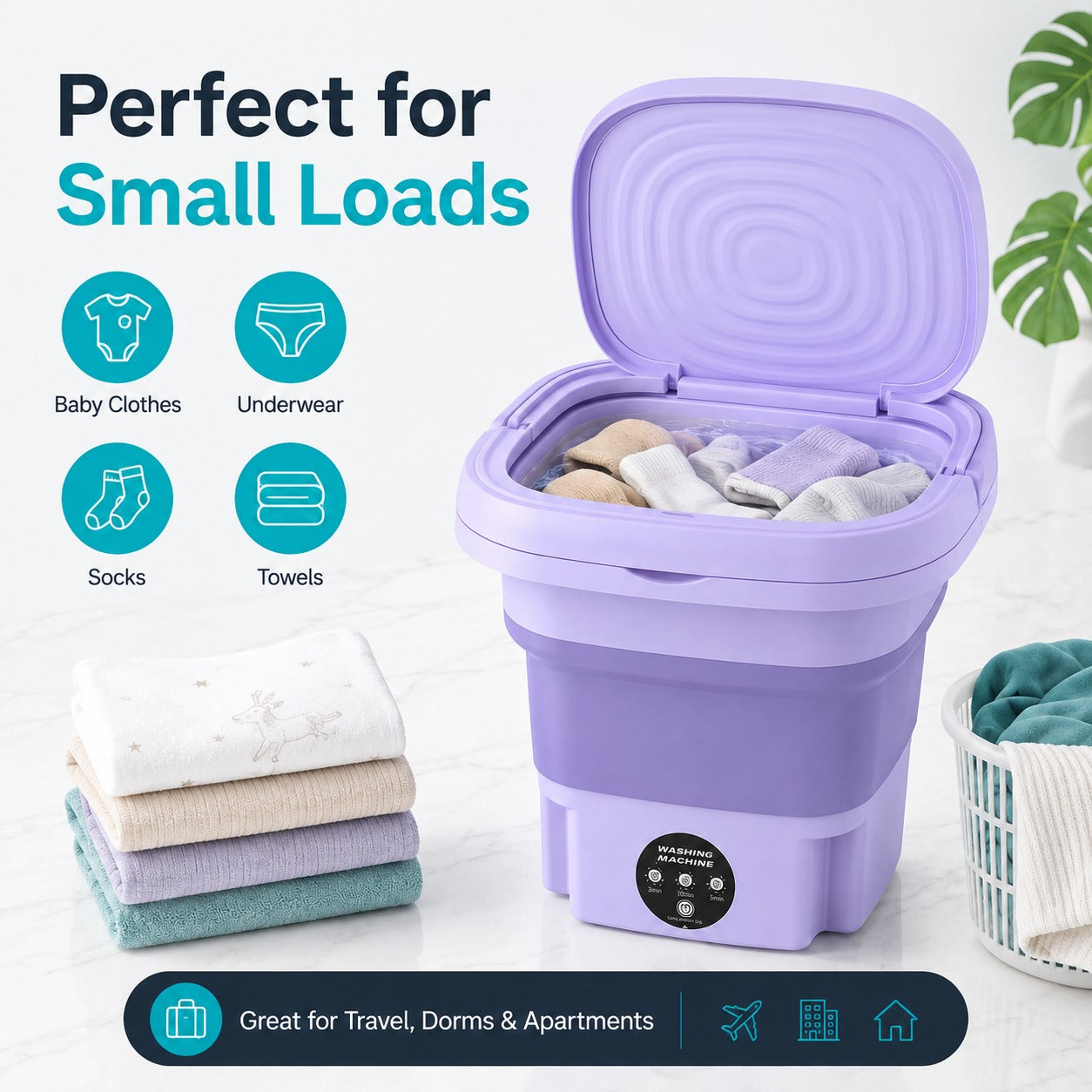 Foldable Mini Washing Machine