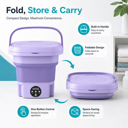 Foldable Mini Washing Machine