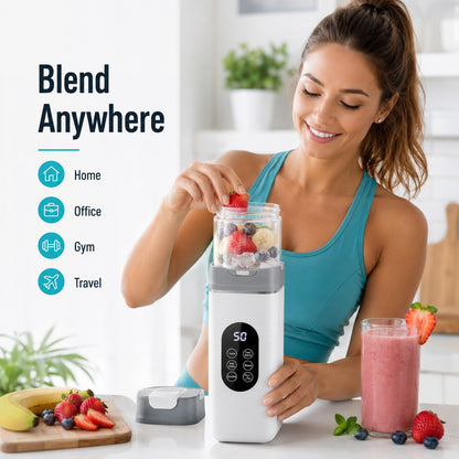 Portable Rechargeable Blender Bottle, 420ml