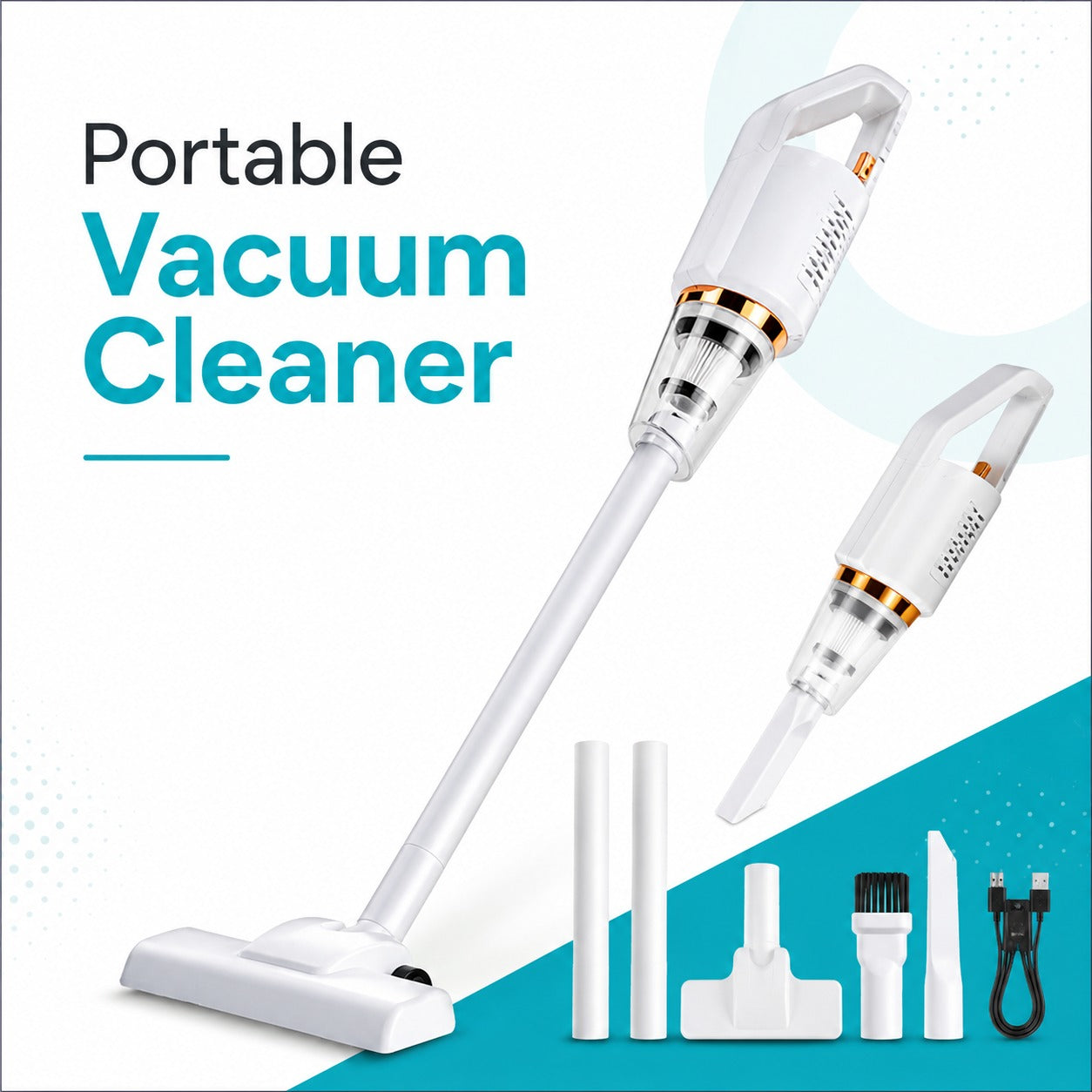 2-in-1 Car & Home Vacuum Kit