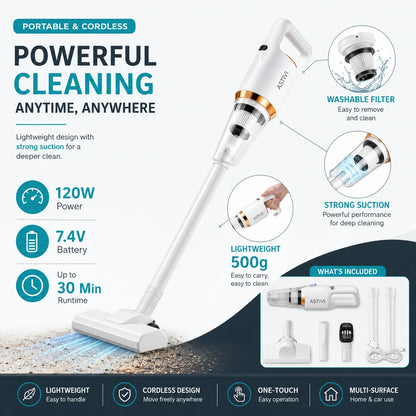 2-in-1 Car & Home Vacuum Kit