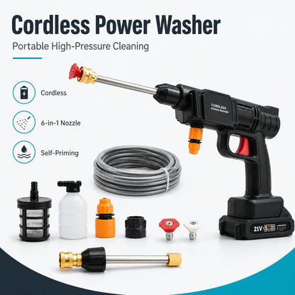 Portable High-Pressure Car Washer 💦
