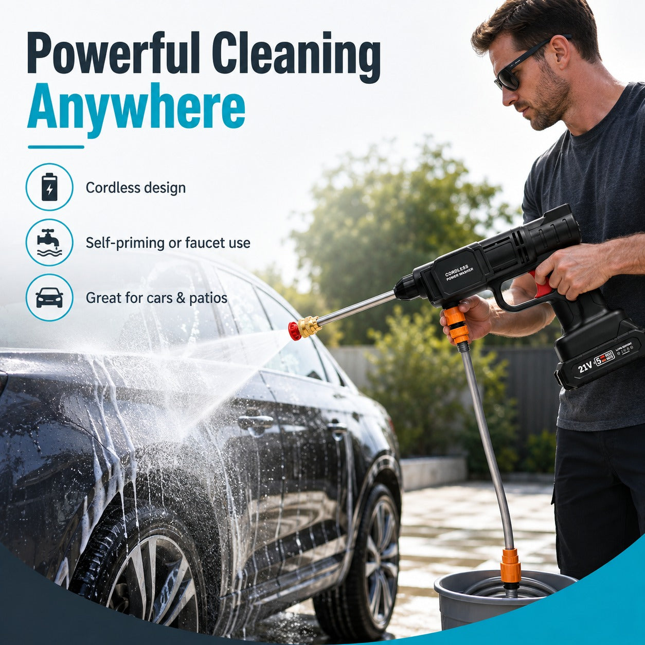 Portable High-Pressure Car Washer 💦