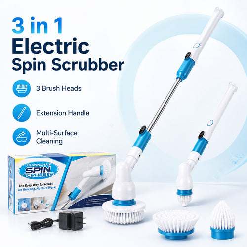 3-in-1 Electric Spin Scrubber