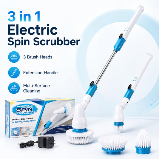 3-in-1 Electric Spin Scrubber