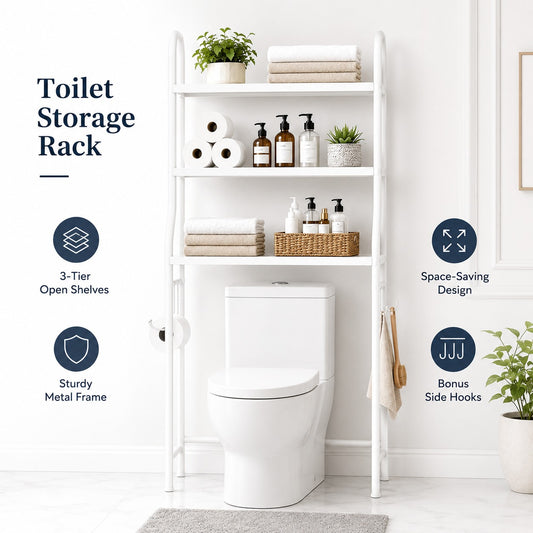 Toilet Storage Rack, 3 Tier